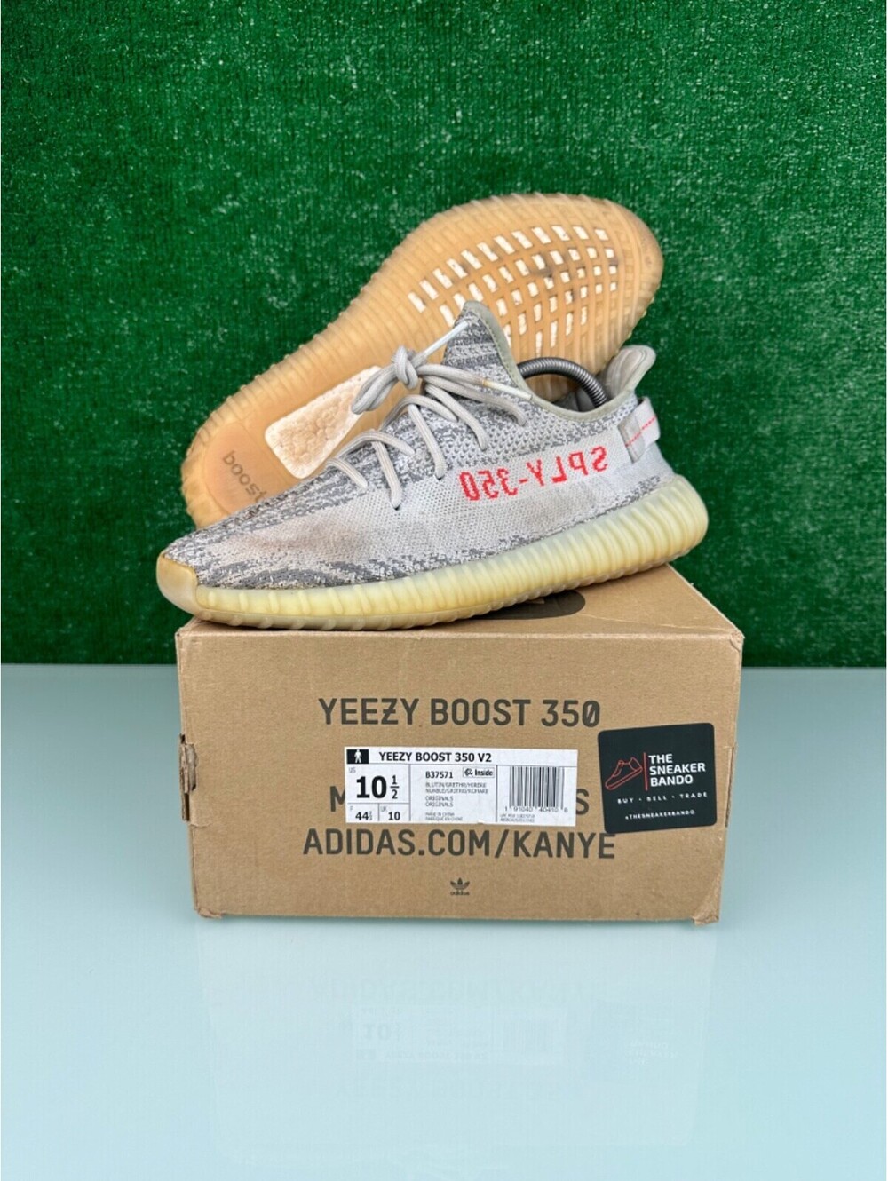 Size 10.5 - adidas Yeezy Boost 350 V2 Low Blue Tint